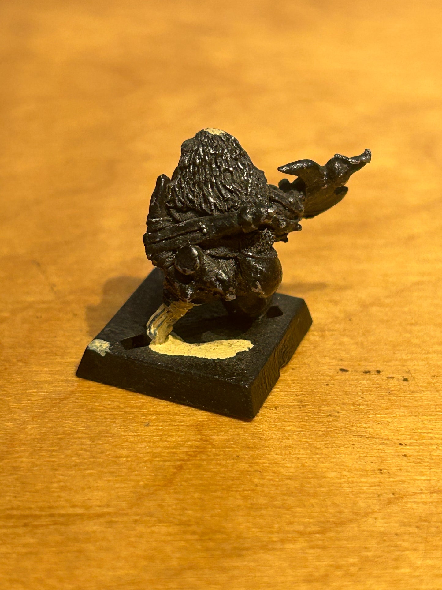 Warhammer fantasy bugman’s rangers regiment of renown RRD1 Champion
'Owd' Tom Thyksson dwarfs