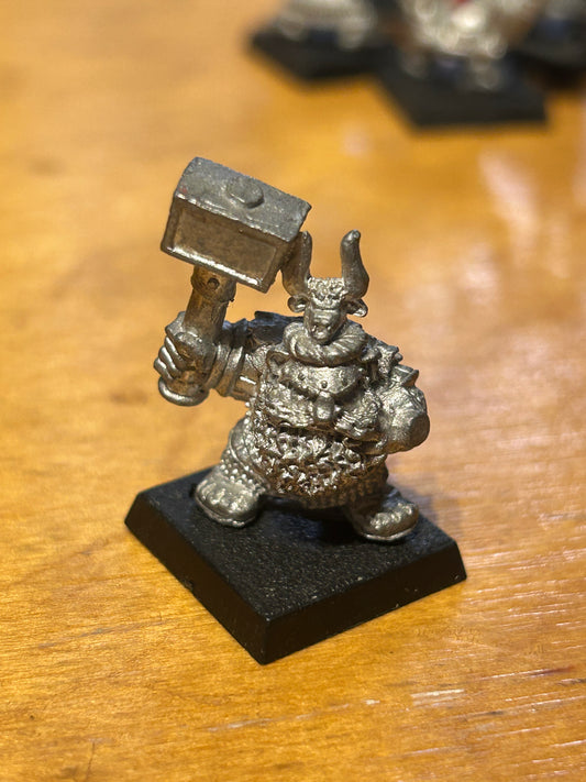 Citadel Warhammer fantasy 90s Marauder Dwarf hammerer