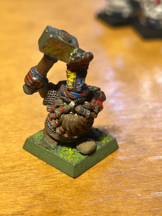Citadel Warhammer fantasy 90s Marauder Dwarf hammerer