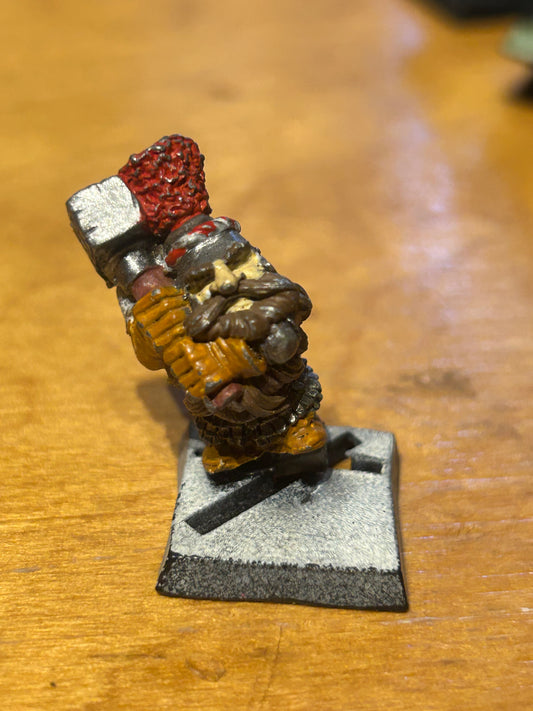 Citadel Warhammer fantasy 90s Marauder Dwarf hammerer