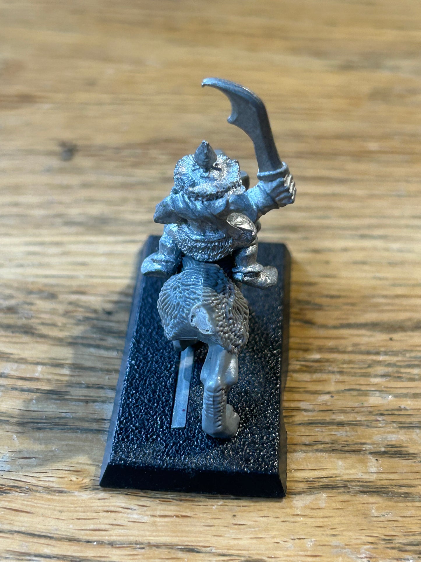 Warhammer fantasy marauder miniatures goblin wolf rider with sword