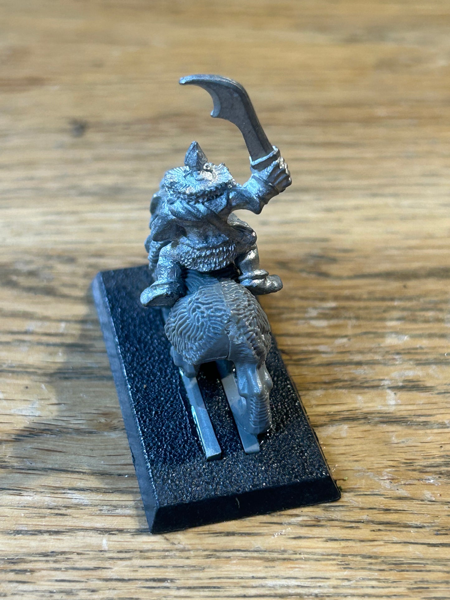 Warhammer fantasy marauder miniatures goblin wolf rider with sword