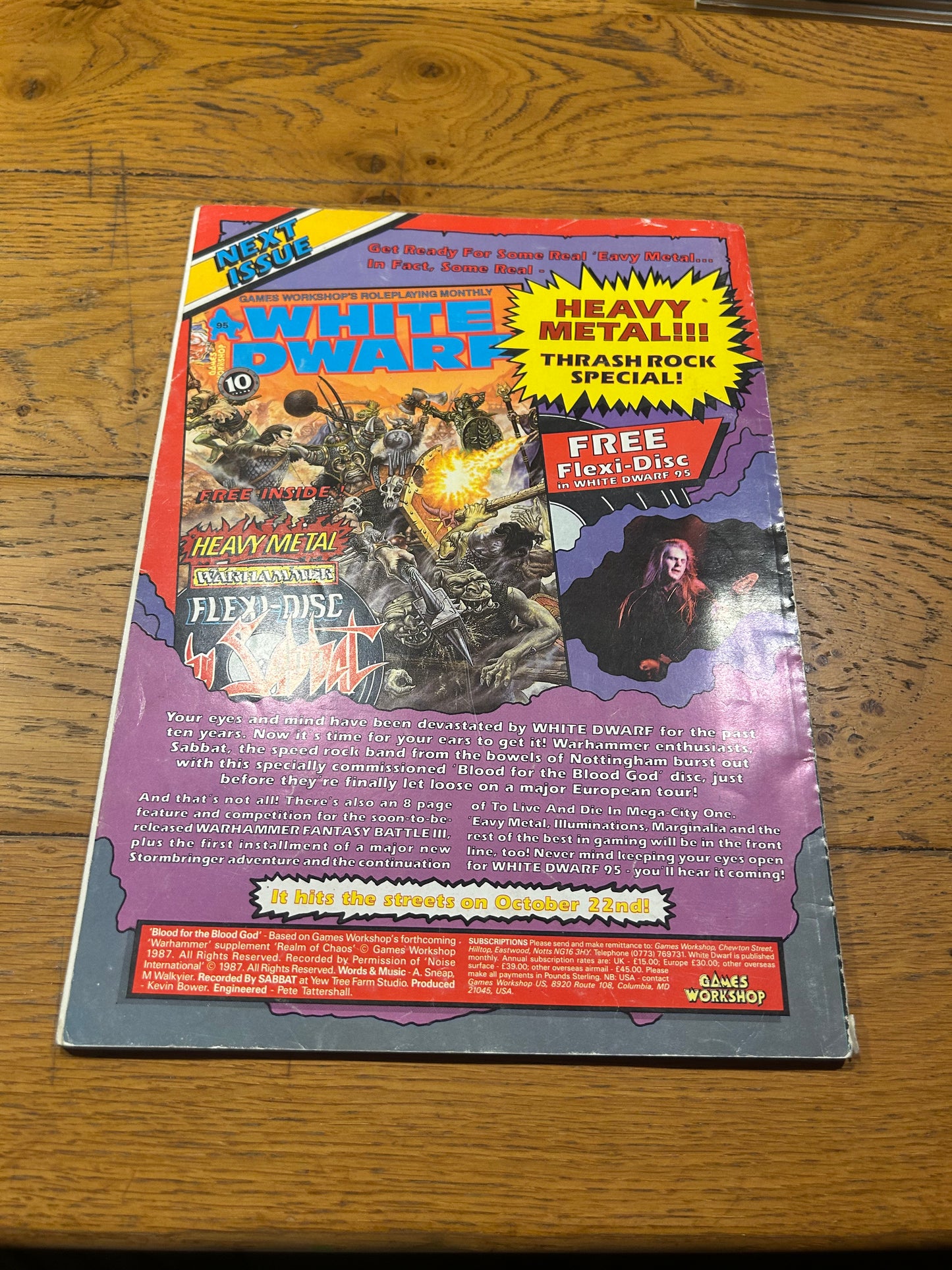 White dwarf issue 94 (complete and in good condition still)