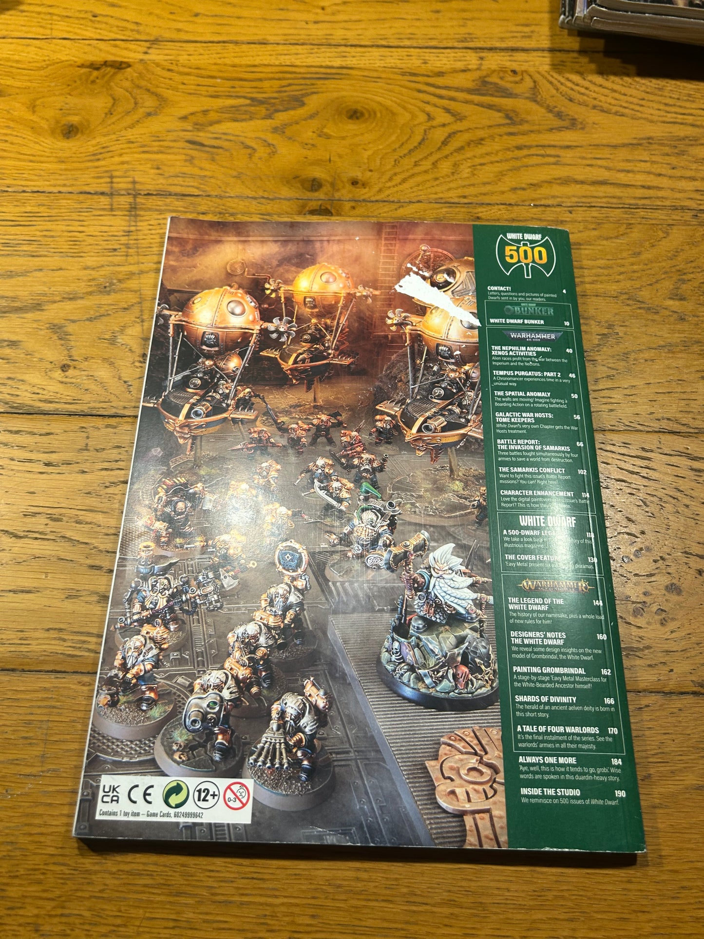 White dwarf issue 500 (includes poster)