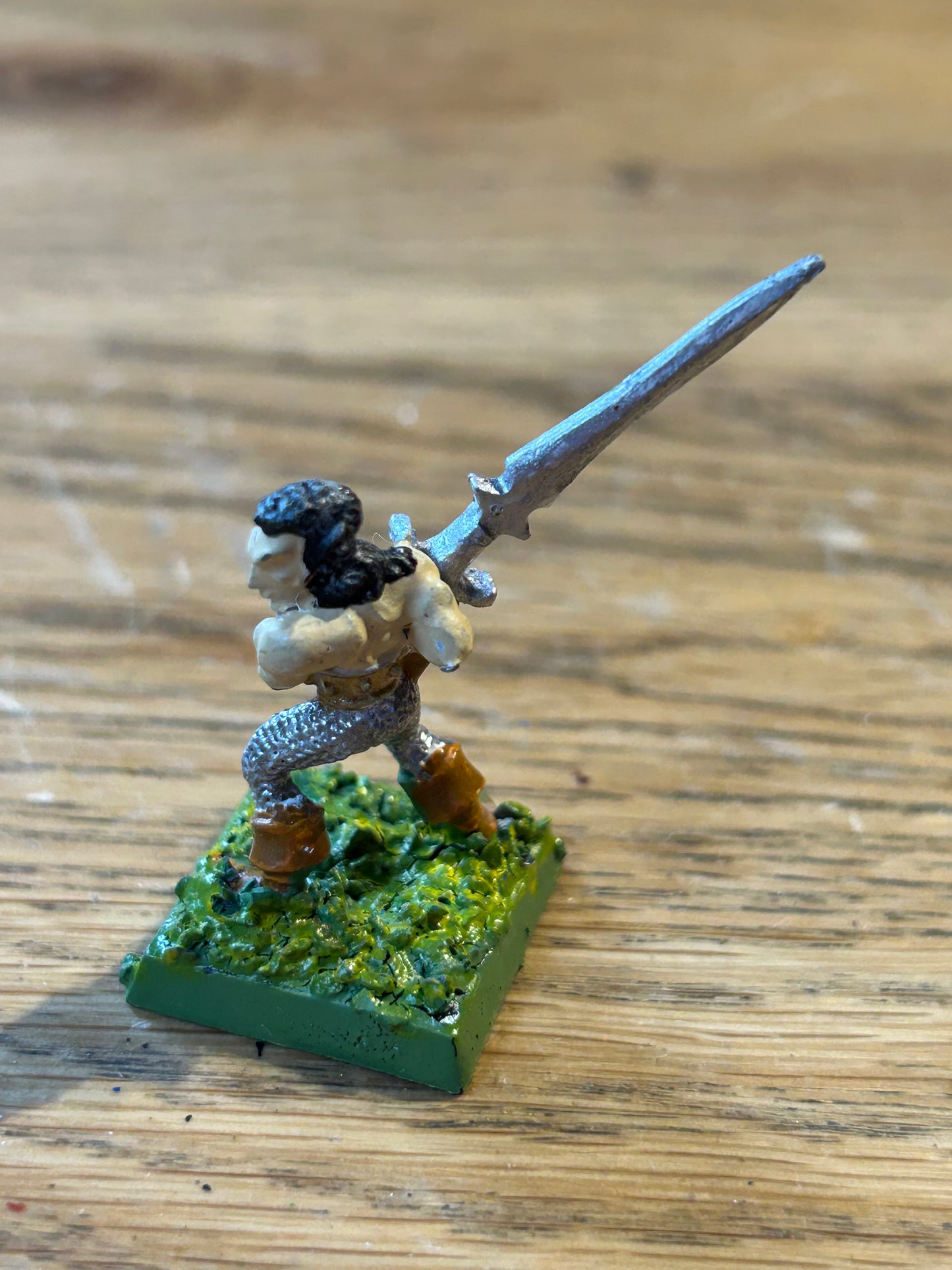 Warhammer Citadel Metal WOOD ELF ELF5 WARDANCER 1989 EDLAGIL double handed sword