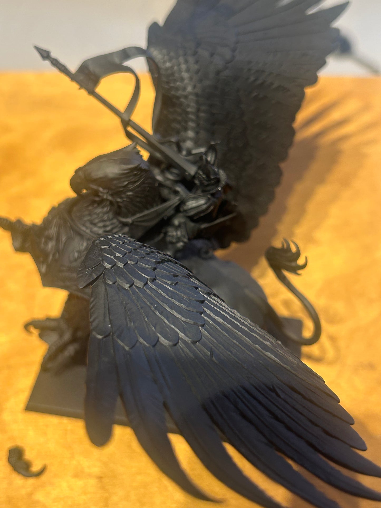 Warhammer fantasy the old world empire of man general on griffin