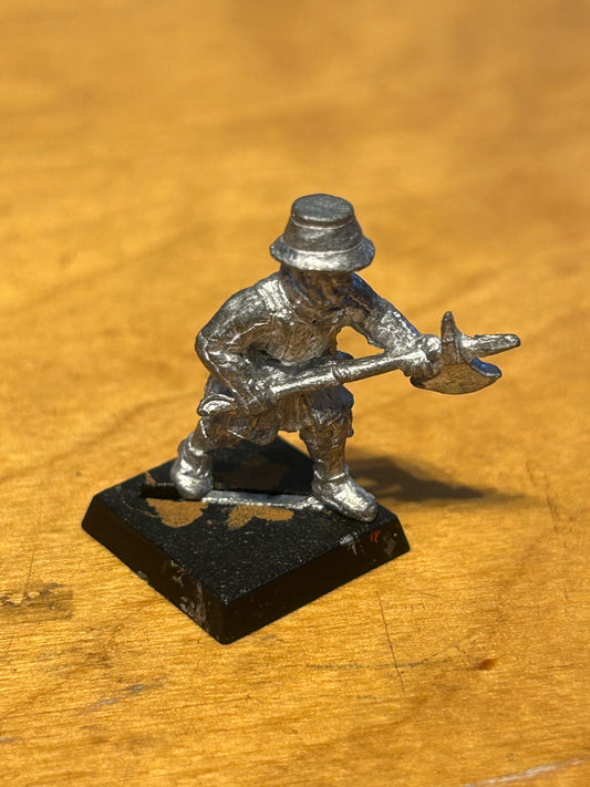WARHAMMER CITADEL 80s F4 FEUDAL STILSON AXE KNIGHT EMPIRE BRETONNIAN FIGHTER