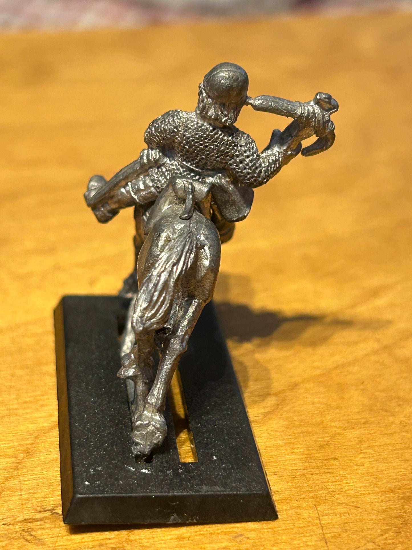 Games Workshop Citadel F7 Feudal Cavalry Bartholomew Knight Mounted on Norman horse GW Empire