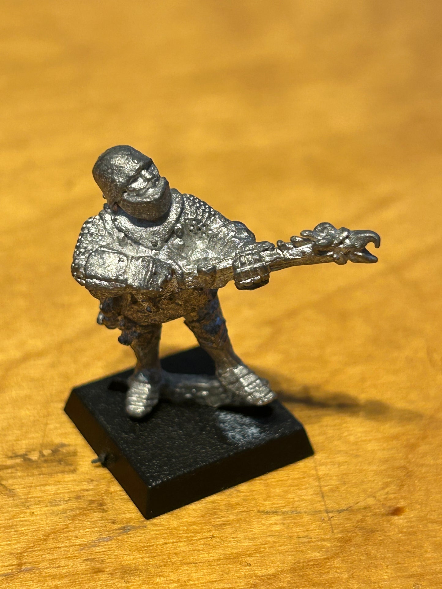 Games Workshop Citadel F2 Fighter Arque Busier Rifle Milita 1985 Fighters