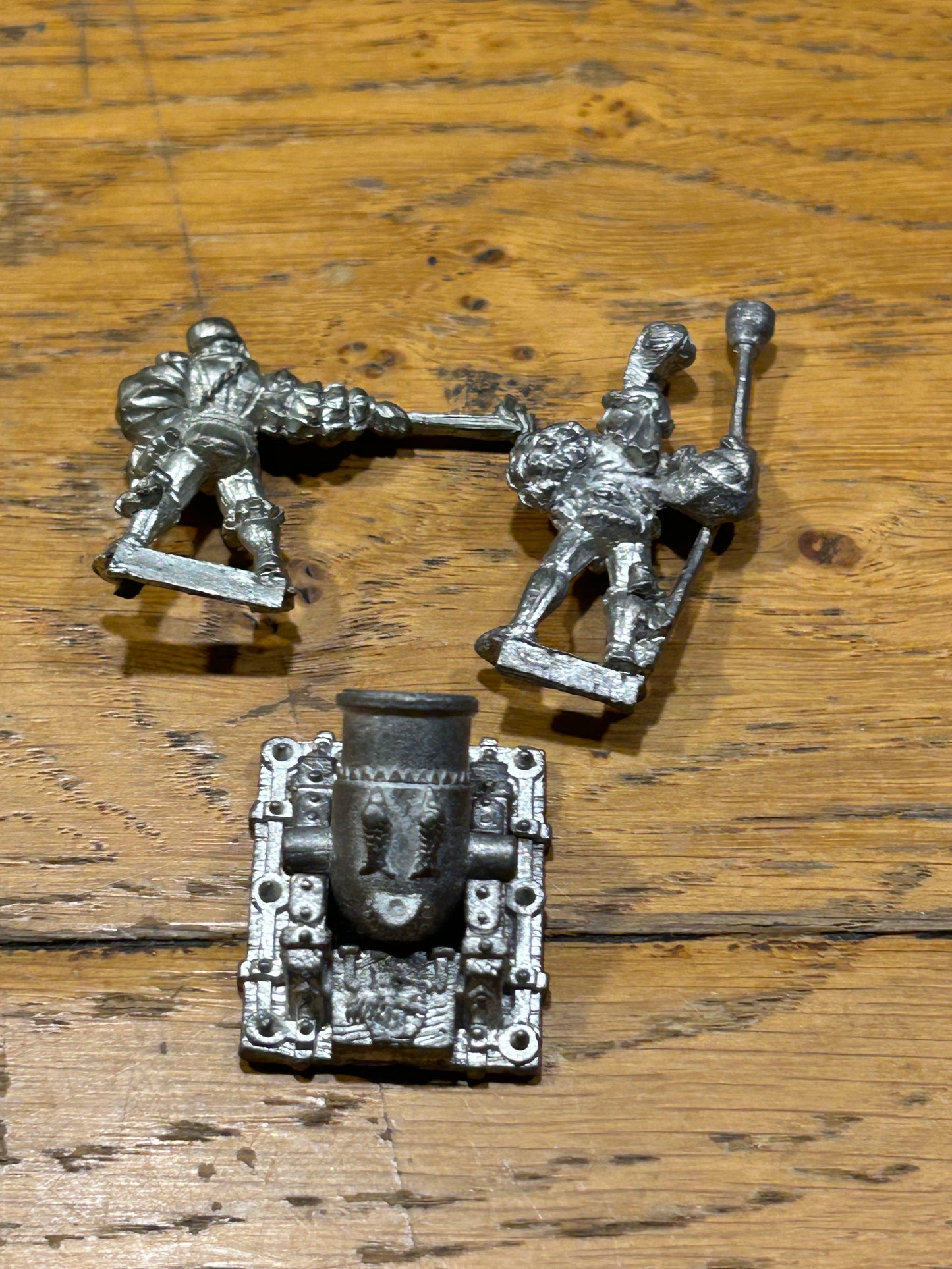 Warhammer Fantasy 4th Edition 1993 Empire Mortar with 2 Crew Metal