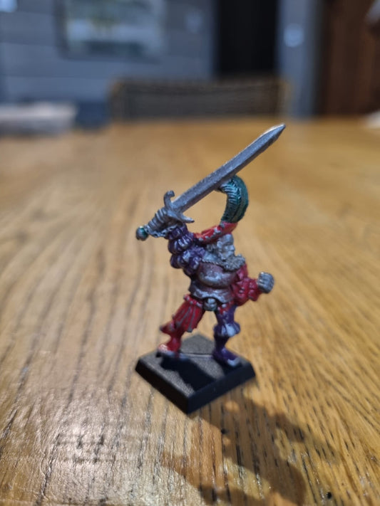 WARHAMMER fantasy CITADEL GW 90s OOP IMPERIAL GREATSWORD SWORDSMEN METAL KNIGHT EMPIRE
