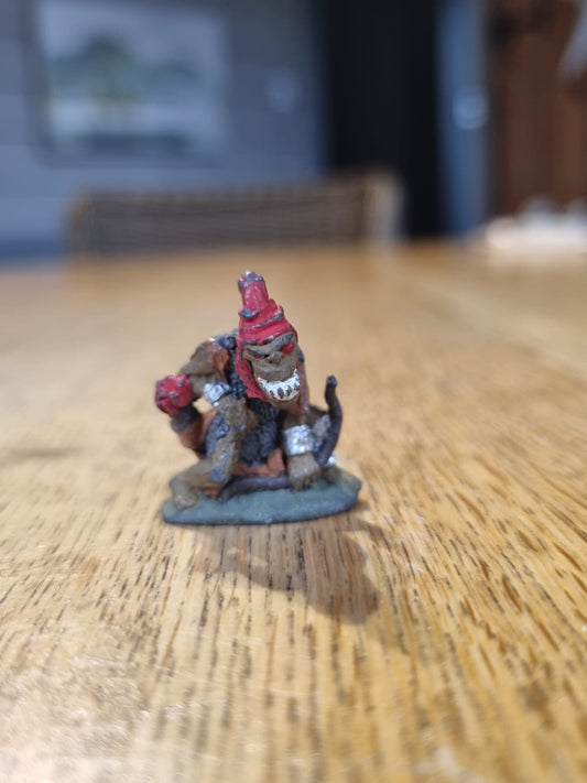 Citadel miniatures warhammer fantasy preslotta armoured orc loading bow