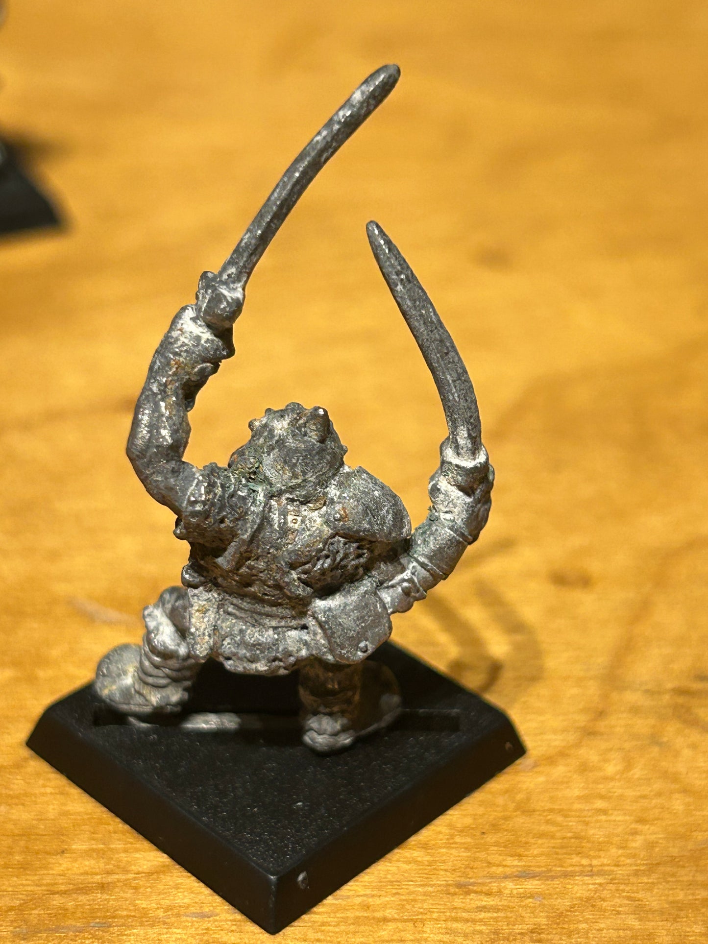 Citadel Warhammer 80s Marauder Orc Command Champion