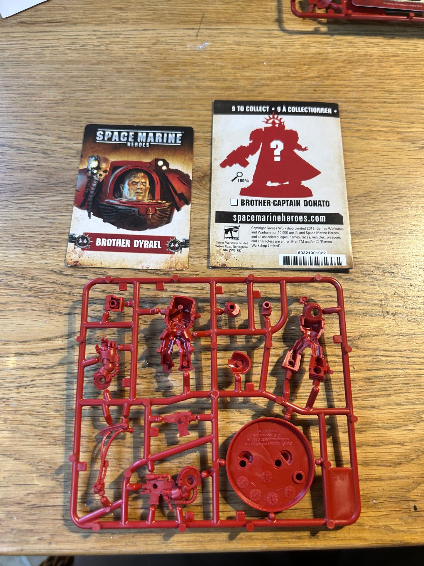 Warhammer 40K Blood Angels Space Marine Heroes Brother Dyrael