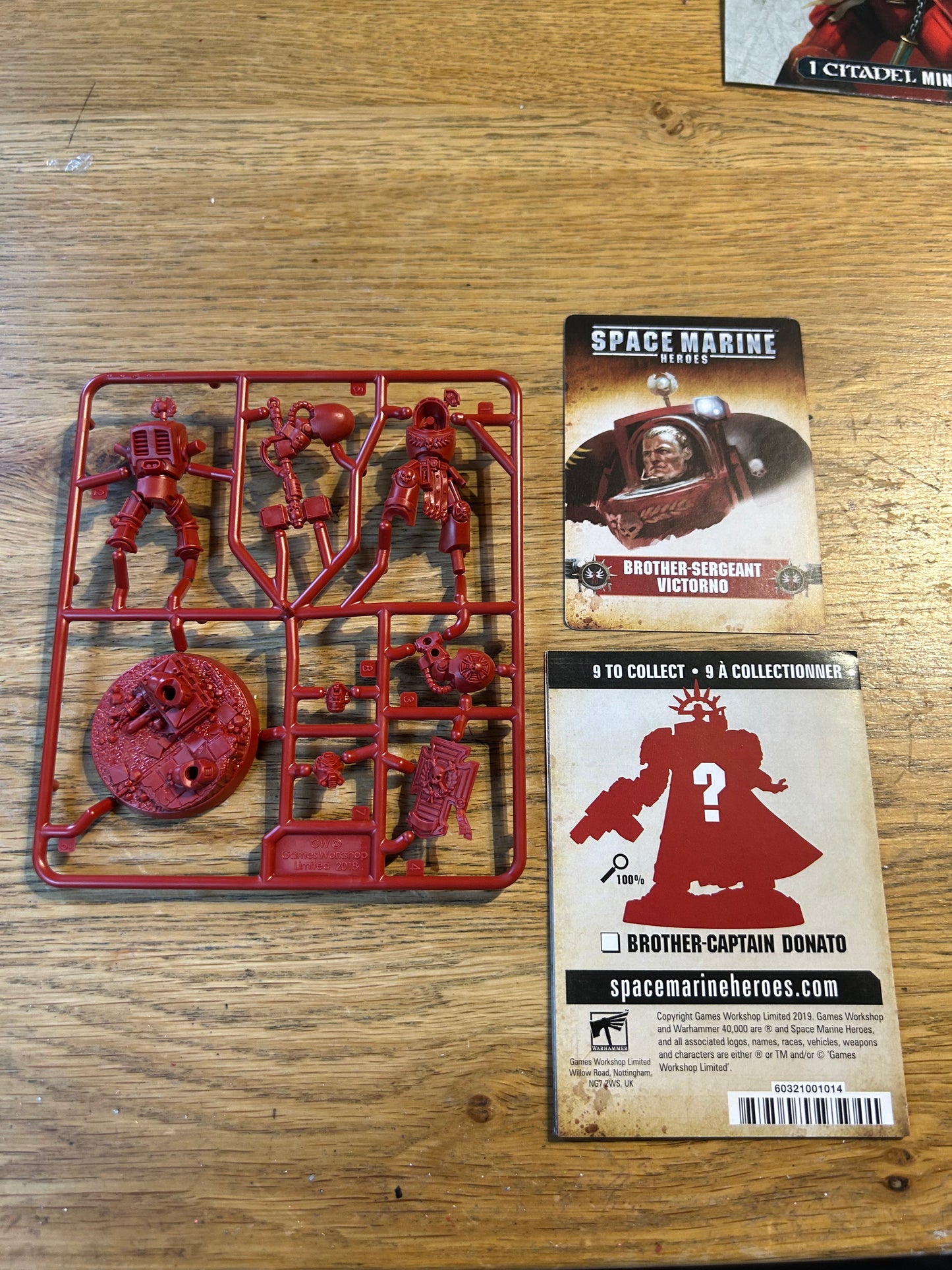 Warhammer 40k Space Marine Heroes Series 2 Terminator Brother Victorno