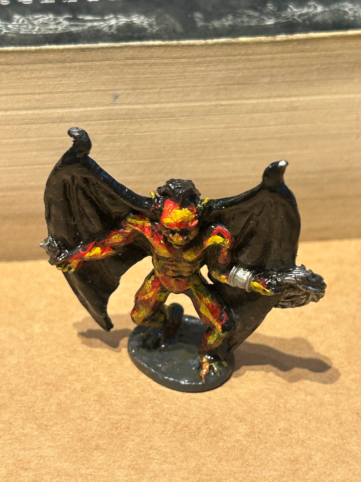 Balrog Ral Partha Painted Metal Figure 50mm Dungeons And Dragons 1979 (broken sword)