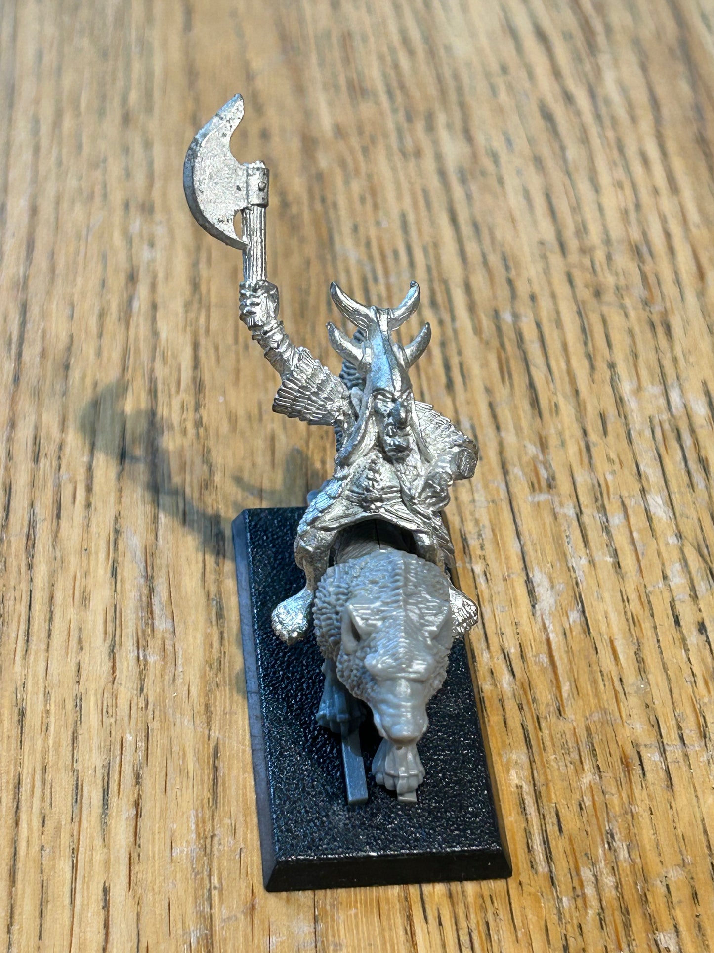 Warhammer Fantasy Chaos Dwarf Hobgoblin Wolf Rider Big Boss/Champion Rare
