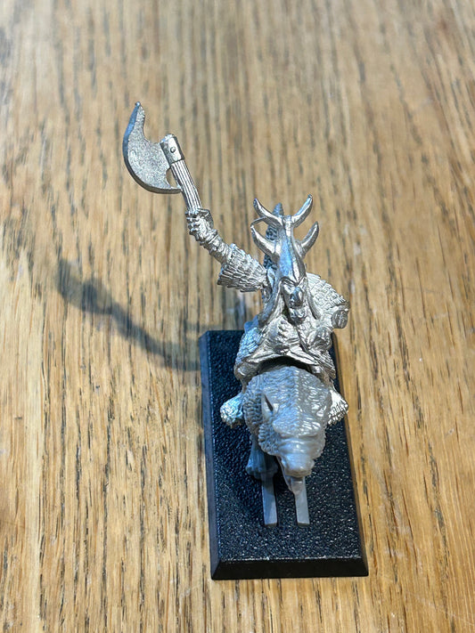 Warhammer Fantasy Chaos Dwarf Hobgoblin Wolf Rider Big Boss/Champion Rare