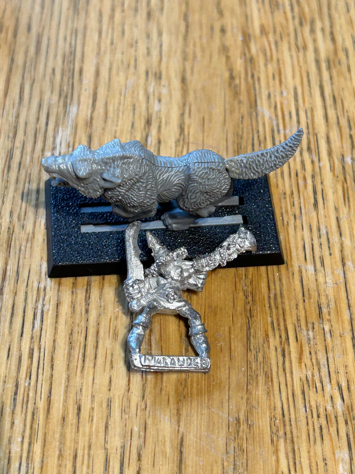 Warhammer Marauder Goblin Wolf Rider Musician Command Metal Plastic Classic OOP