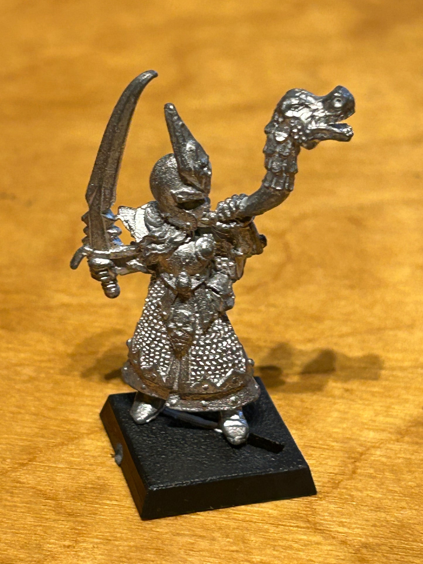 GW Warhammer Fantasy Marauder Dark Elf Elves Musician Hornblower Metal OOP