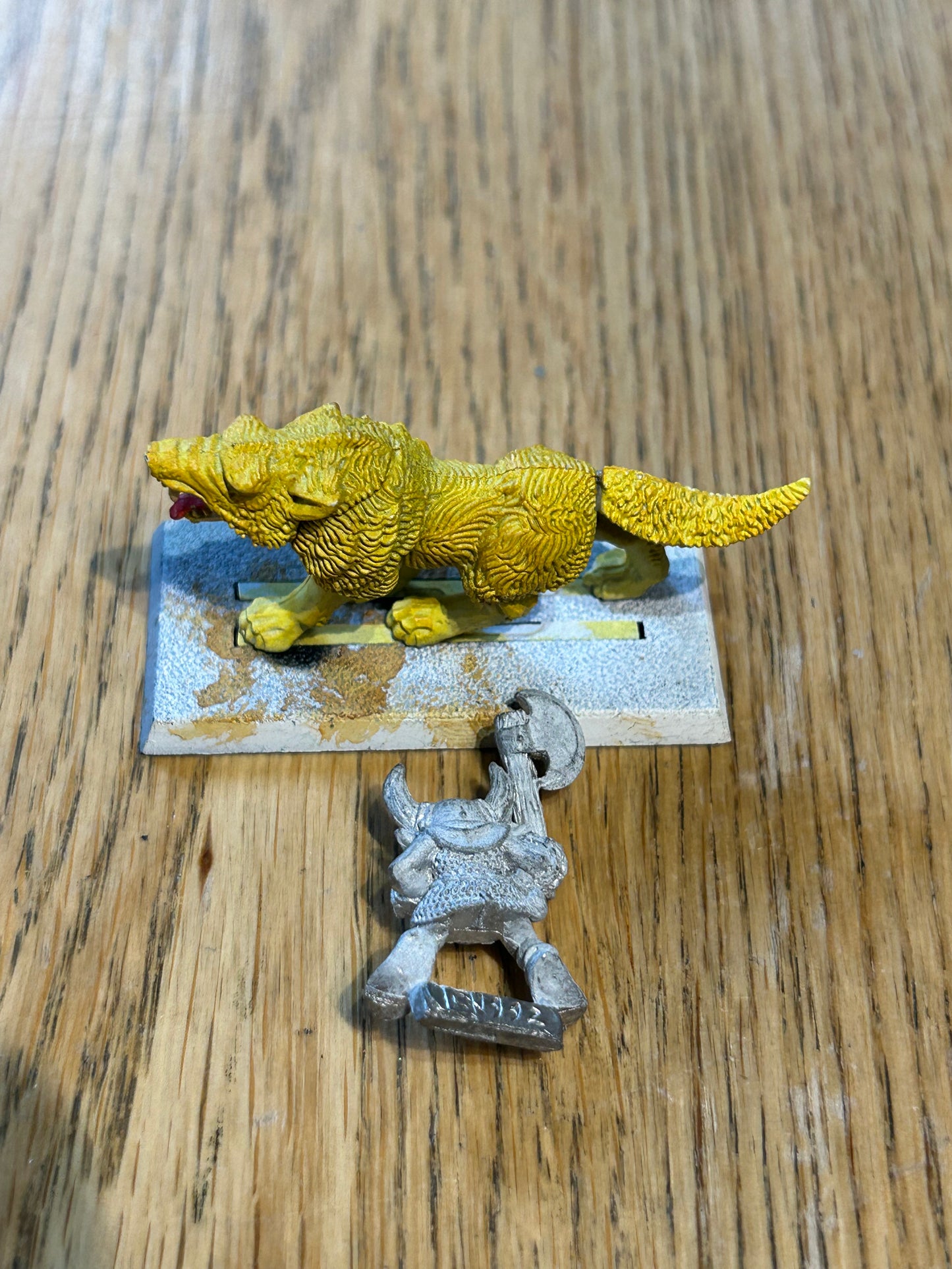 Warhammer fantasy marauder miniatures goblin wolf rider with axe