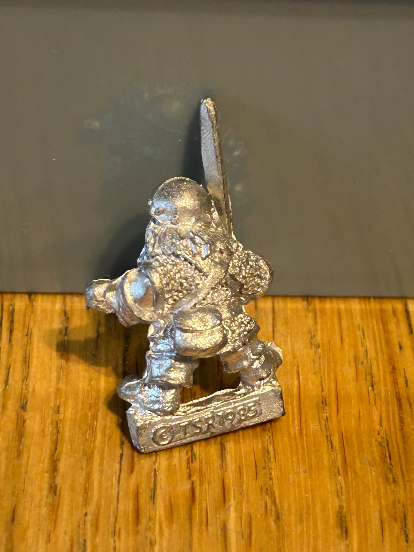 1985 Dwarf Adventurer 0305 11 D4 Old Peet Citadel Warhammer Army Dwarven Fighter