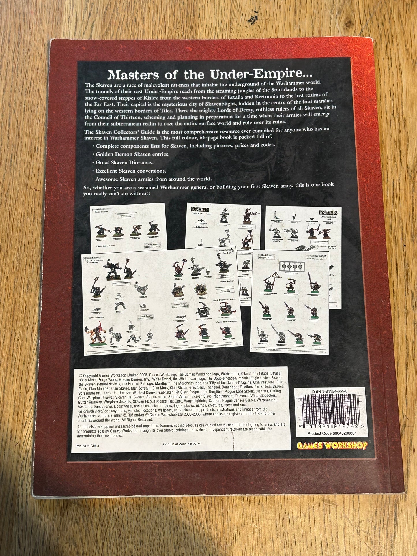 WARHAMMER   SKAVEN COLLECTORS GUIDE  GAMES WORKSHOP