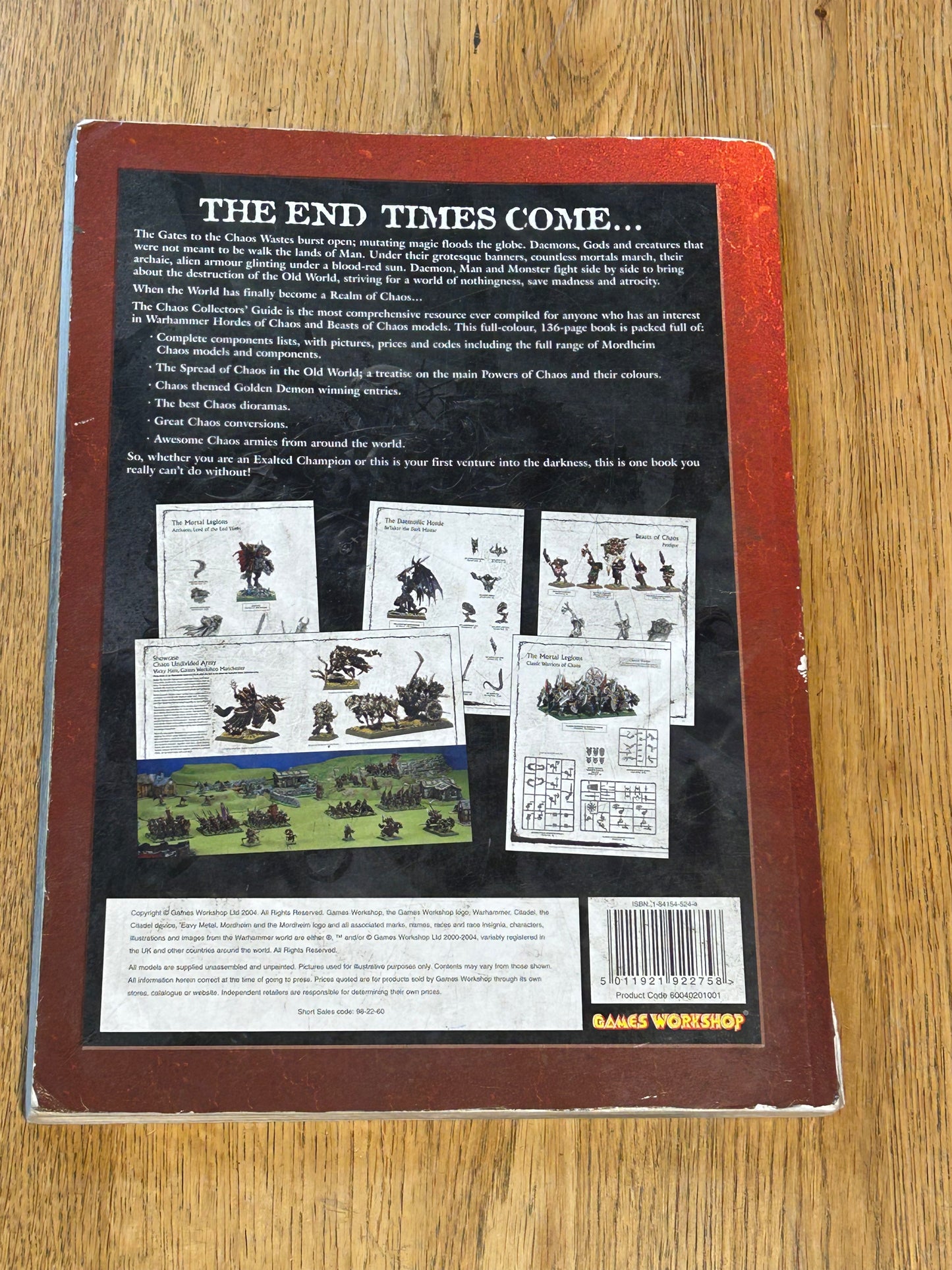 Warhammer Chaos Collectors' Guide, Games Workshop (Paperback, 2004)