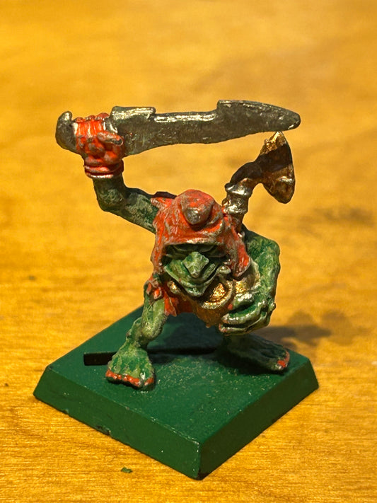 Games Workshop Citadel C12 Goblins Goblin Musician Hoodnose the howler / Narx the whiner Command GW