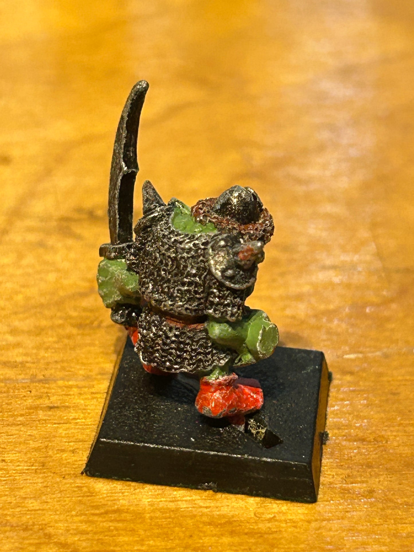 Warhammer fantasy Kev Adams goblin with sword