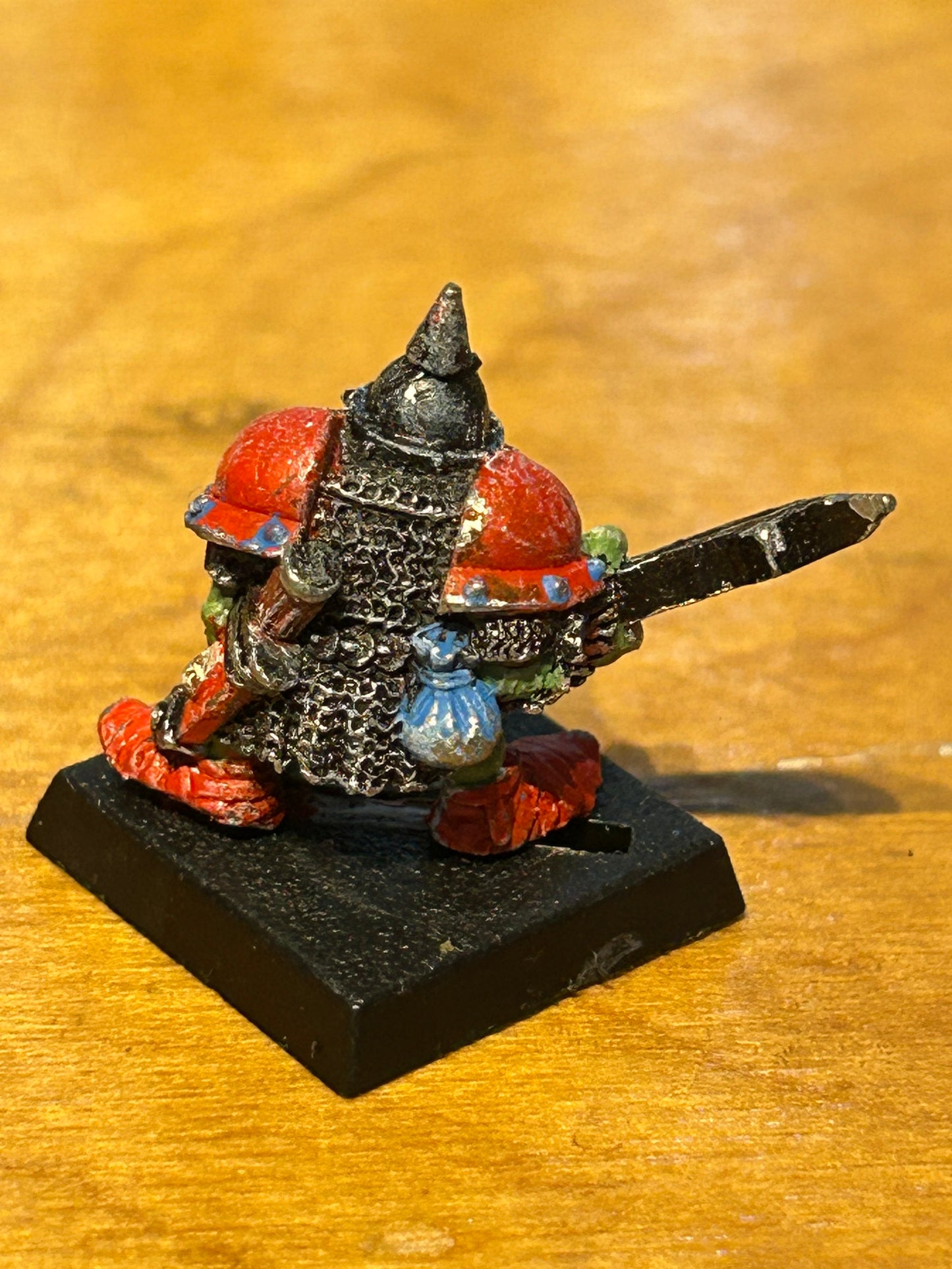 Warhammer Classic Goblin Kev Adams Gobbos goblin with sword and armour (would make a great boss) Metal 1991