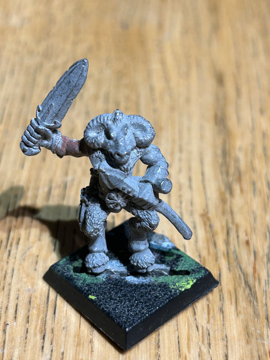 CHAOS BEASTMAN Metal Classic Marauder Warhammer 90s Miniature