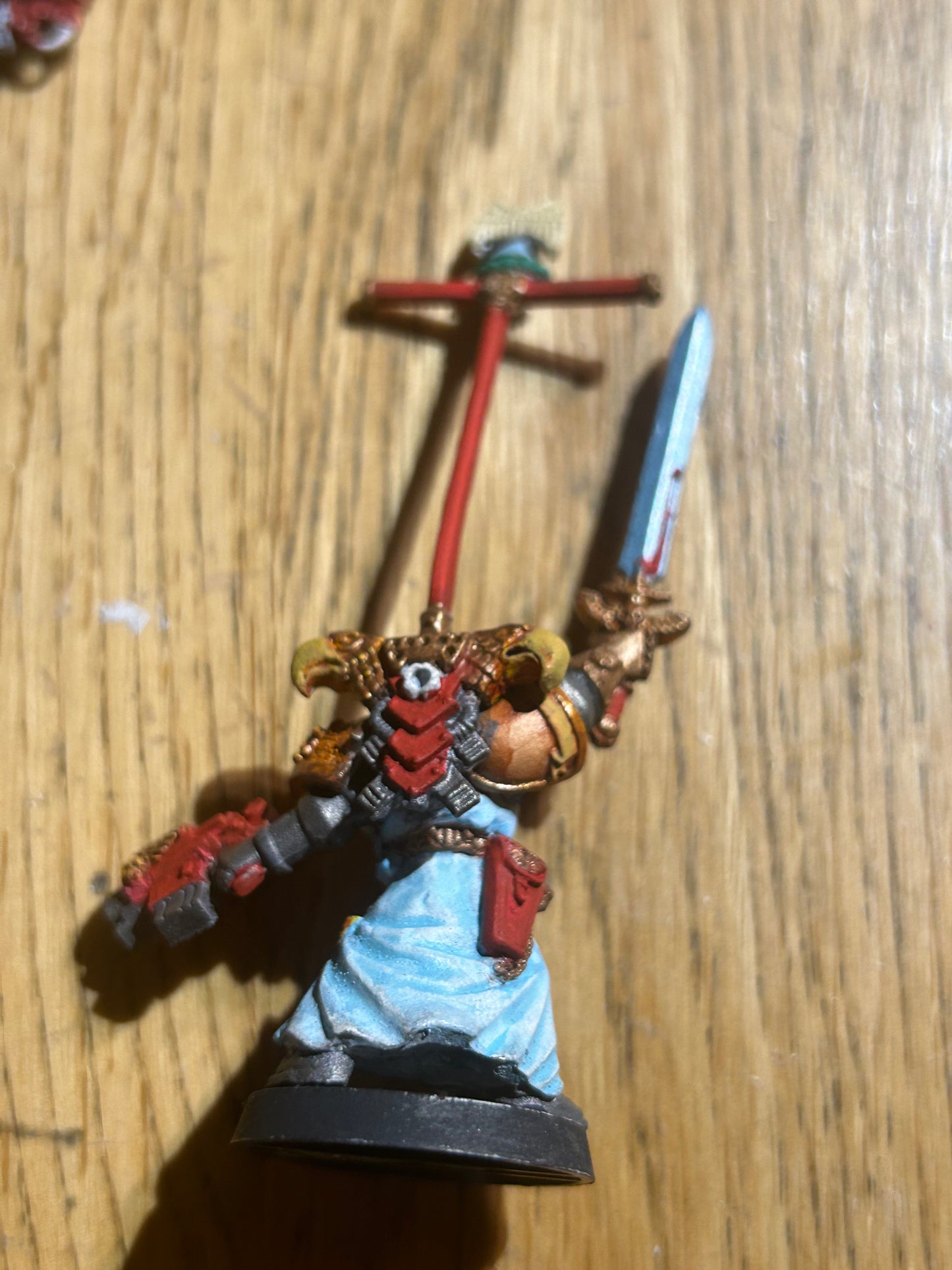 Warhammer 40k lord azrael metal and painted Oldhammer