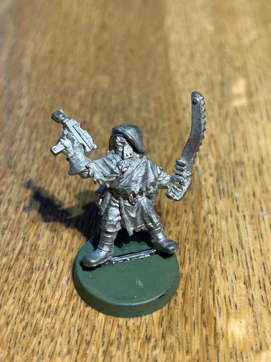 Necromunda House Cawdor Leader Autopistol Chainsword Gang 90s Metal Citadel