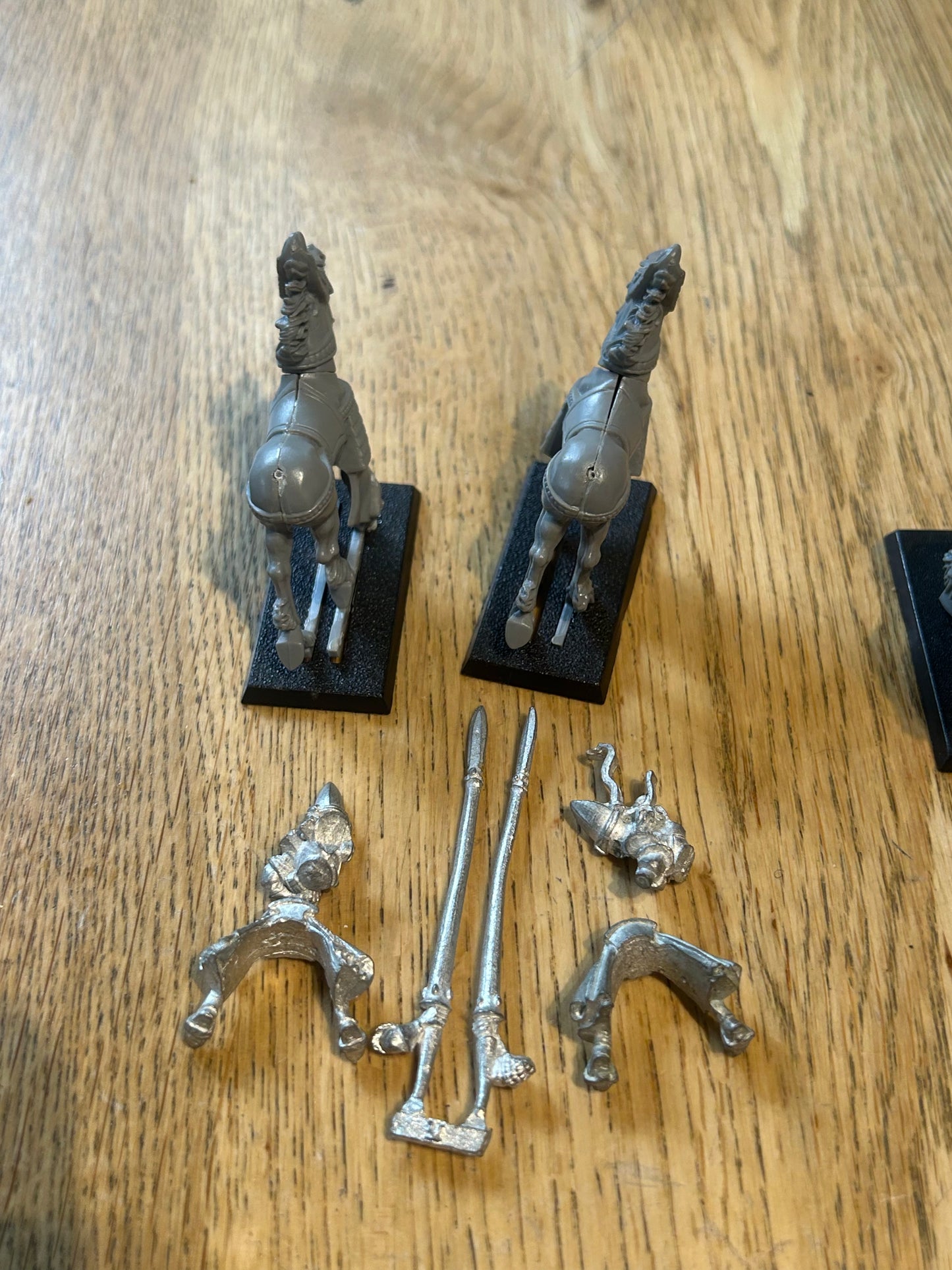 Warhammer High Elf silver helm x2 Metal Oop Old World Fantasy