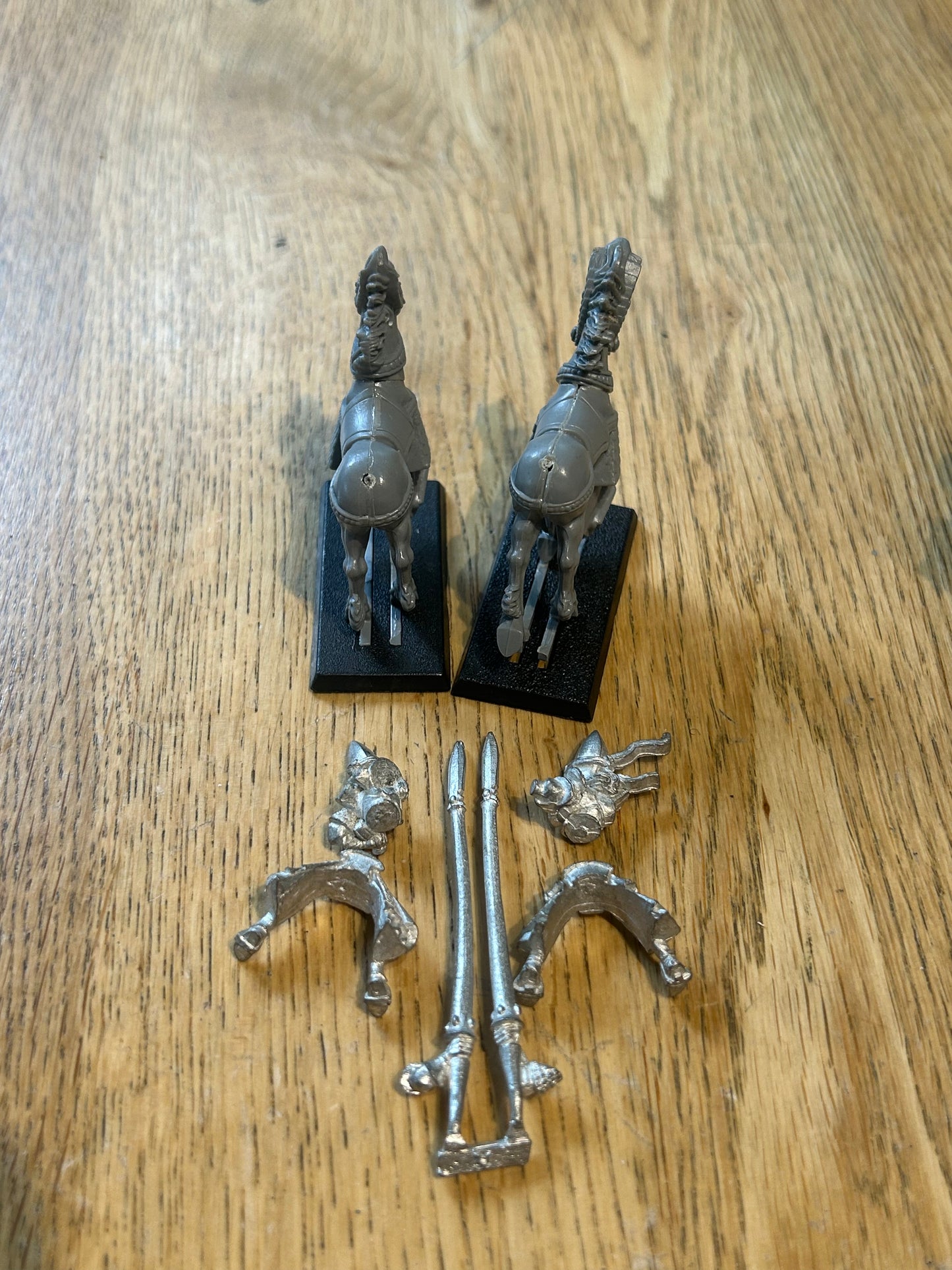Warhammer High Elf silver helm x2 Metal Oop Old World Fantasy