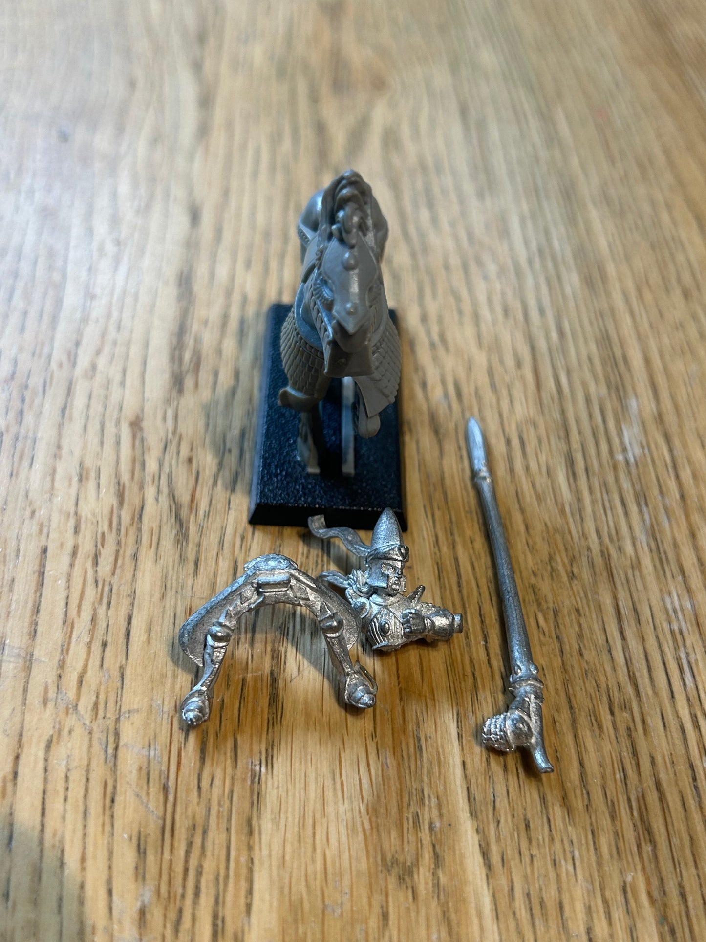 Warhammer High Elf silver helm Metal Oop Old World Fantasy
