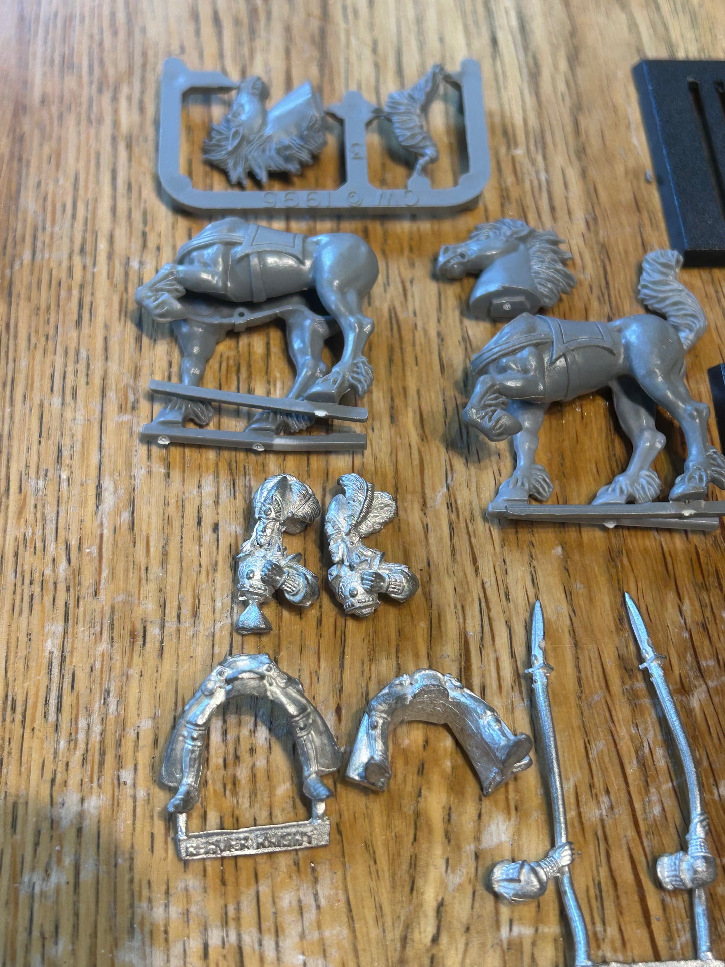 Warhammer High Elf Ellyrian Reaver with spear x2 Metal Oop Old World Fantasy