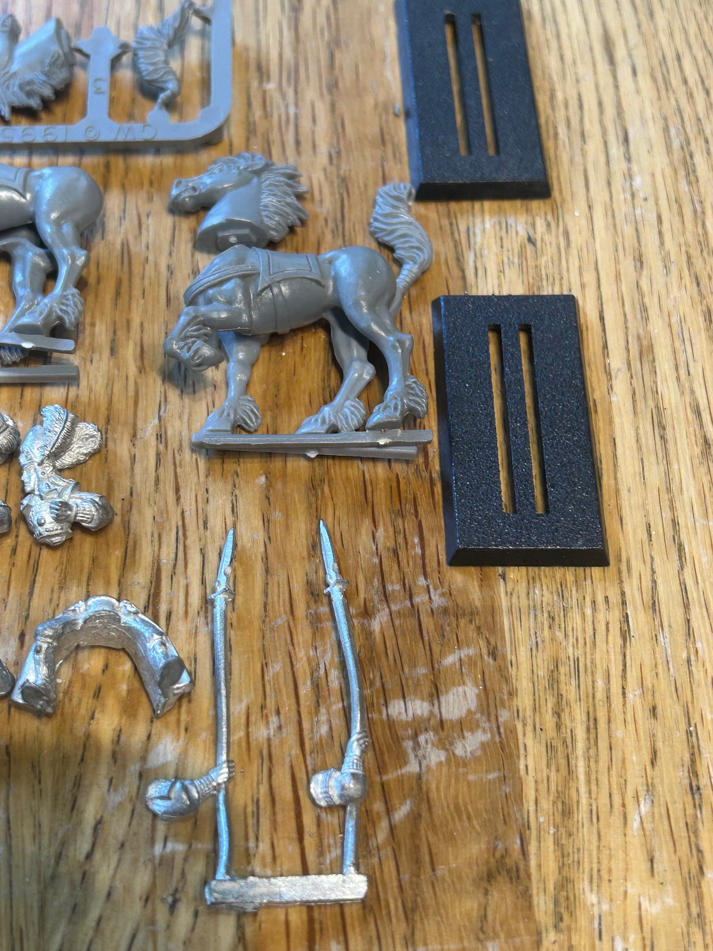 Warhammer High Elf Ellyrian Reaver with spear x2 Metal Oop Old World Fantasy