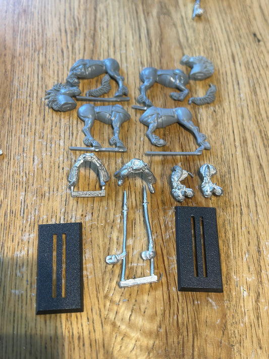 Warhammer High Elf Ellyrian Reaver with spear x2 Metal Oop Old World Fantasy