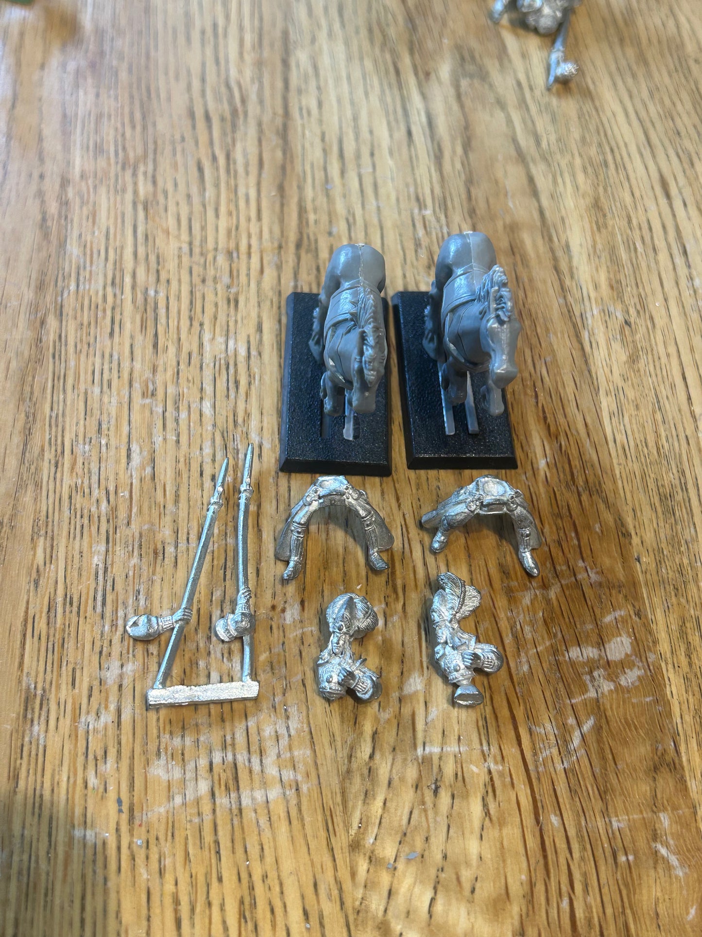 Warhammer High Elf Ellyrian Reaver with spear x2 Metal Oop Old World Fantasy