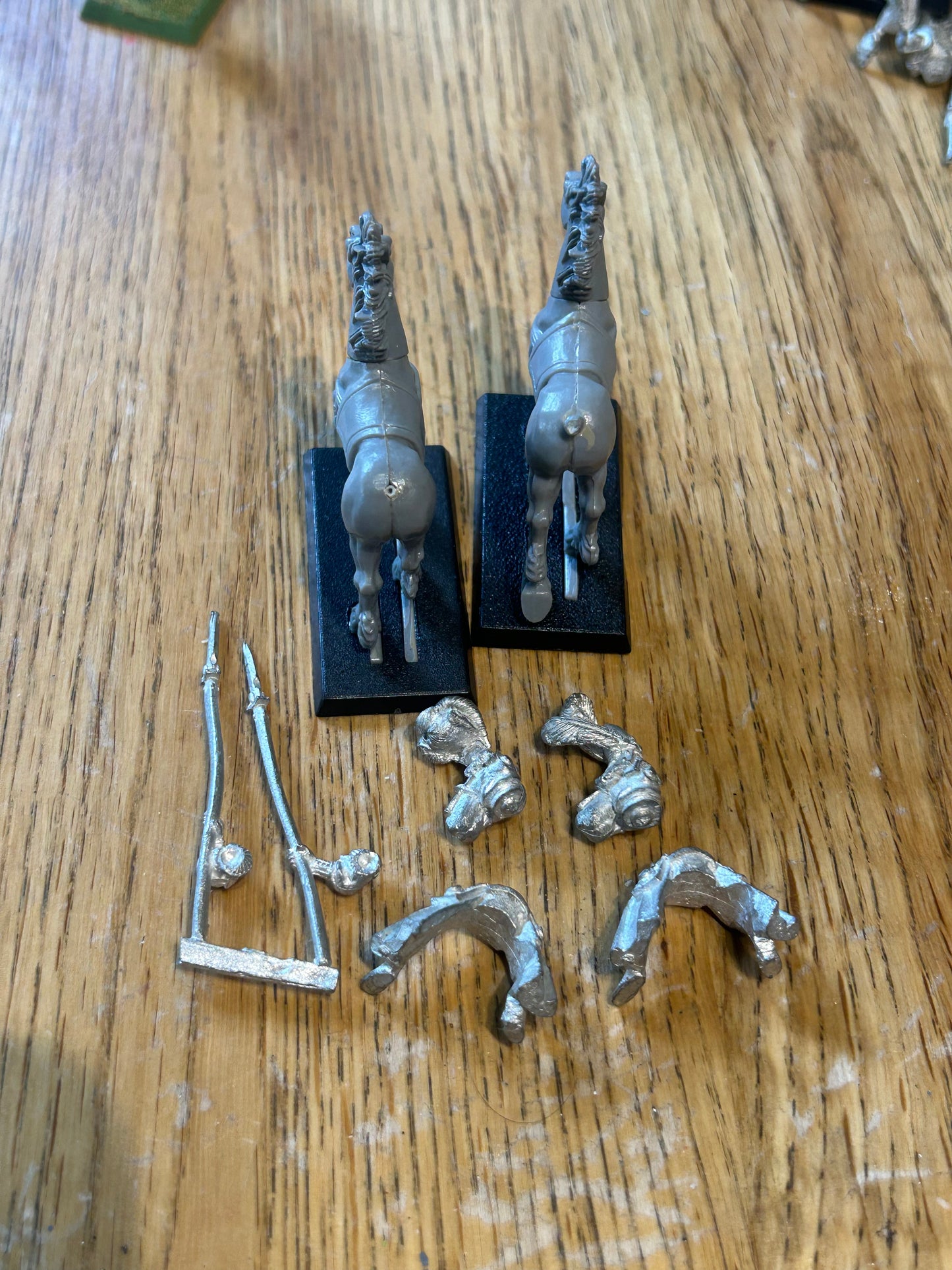 Warhammer High Elf Ellyrian Reaver with spear x2 Metal Oop Old World Fantasy