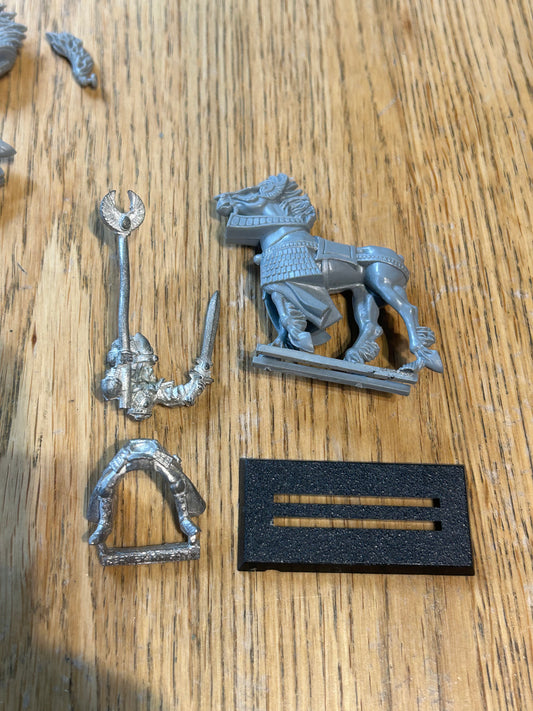 Warhammer High Elf Ellyrian Reaver Standard Bearer Metal Oop Old World Fantasy