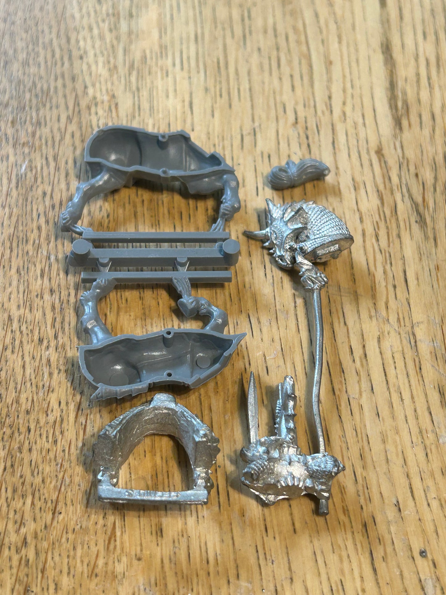Dragon Prince High Elf Standard Bearer Metal OOP Warhammer Fantasy GW 1990s