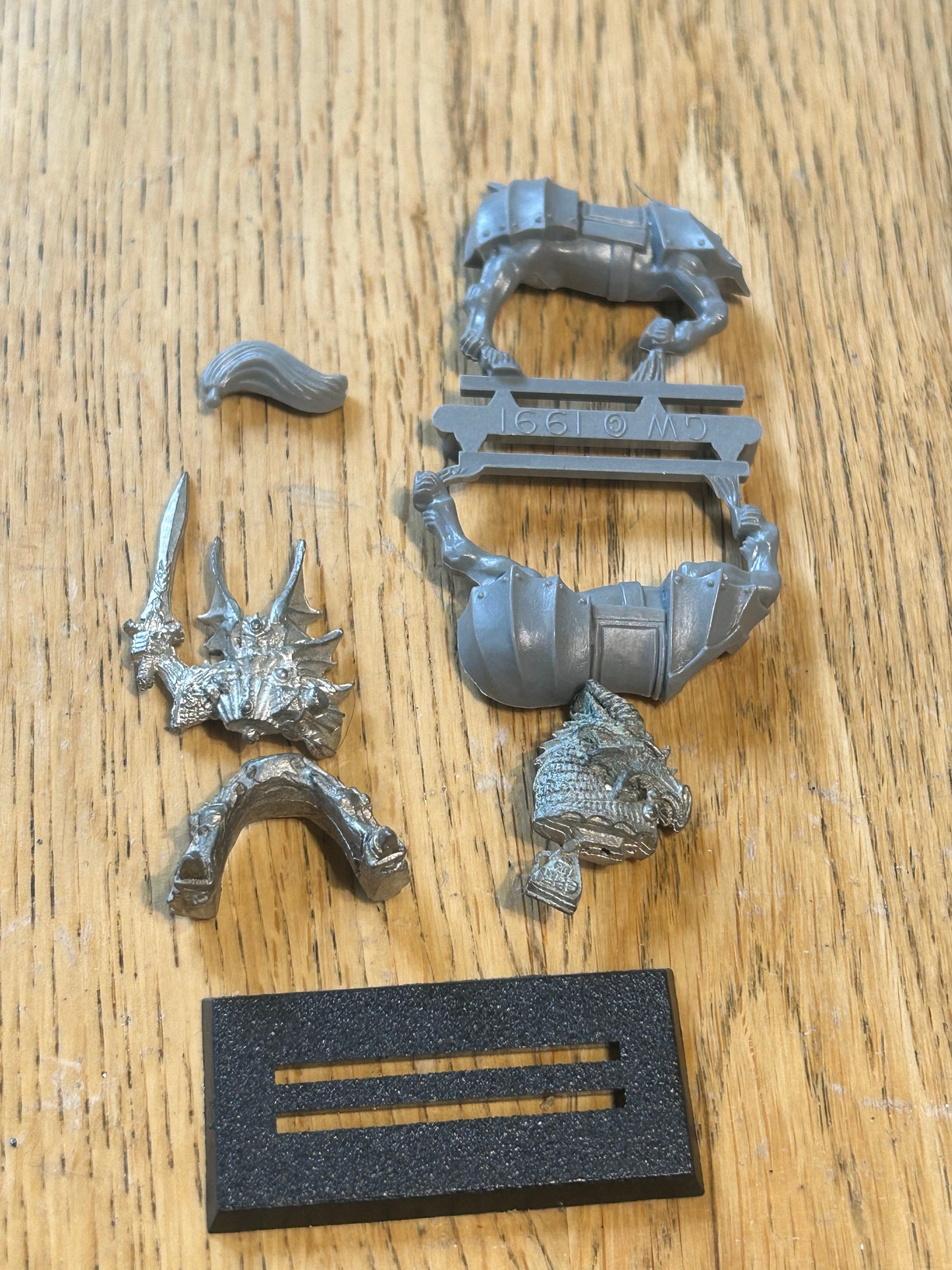Dragon Prince High Elf champion Metal OOP Warhammer Fantasy GW 1990s