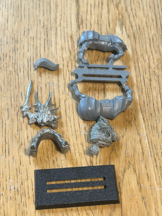 Dragon Prince High Elf champion Metal OOP Warhammer Fantasy GW 1990s