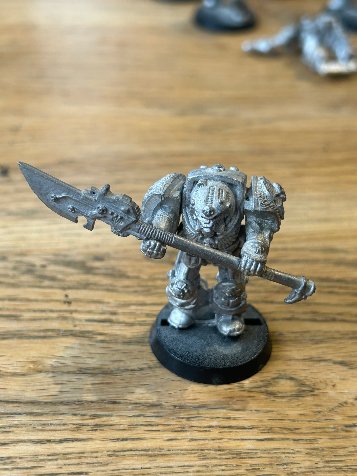 Warhammer 40k Rogue Trader Grey Knight Terminator with nemesis halberd