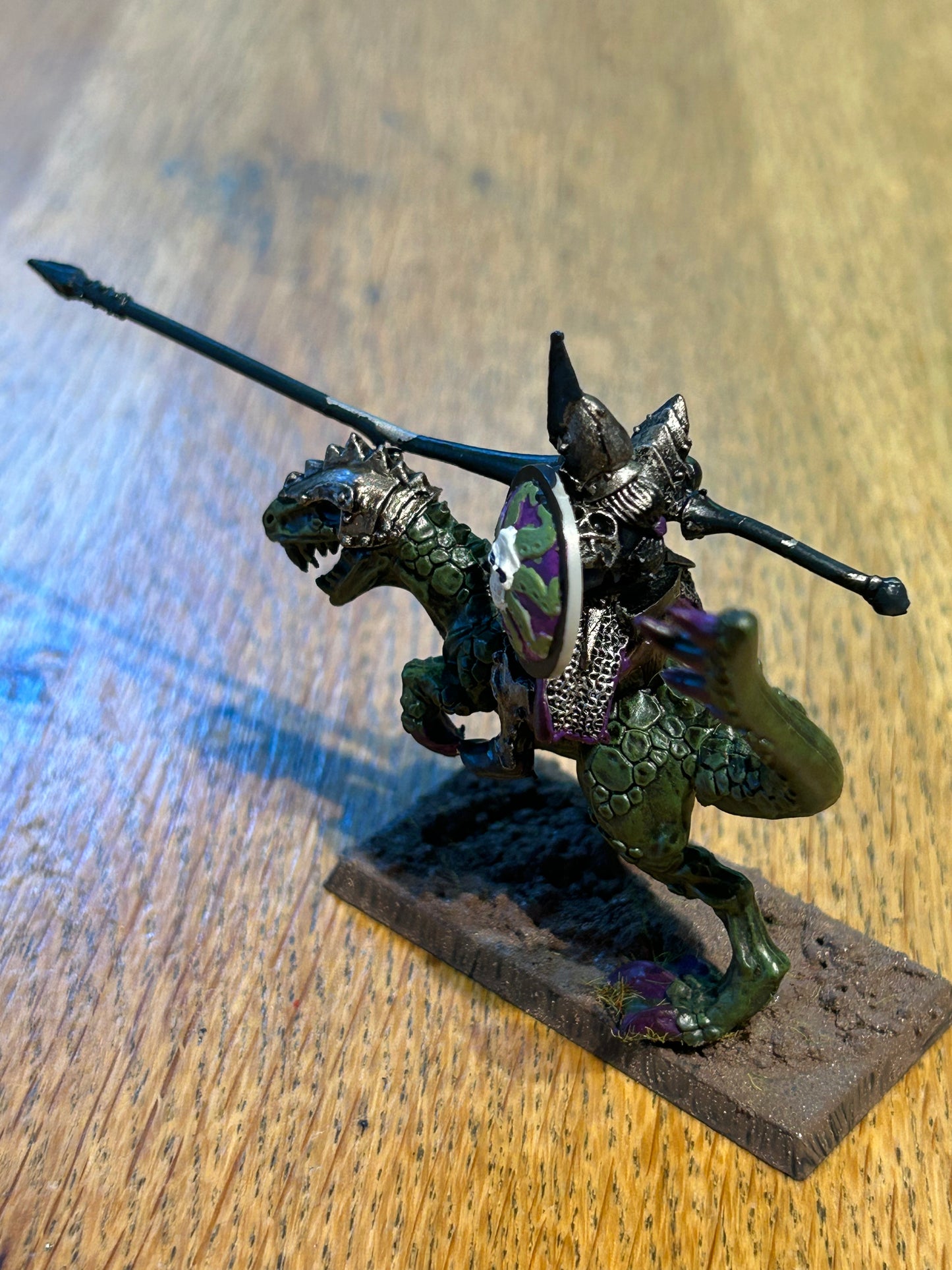 Warhammer fantasy dark elf cold one knight