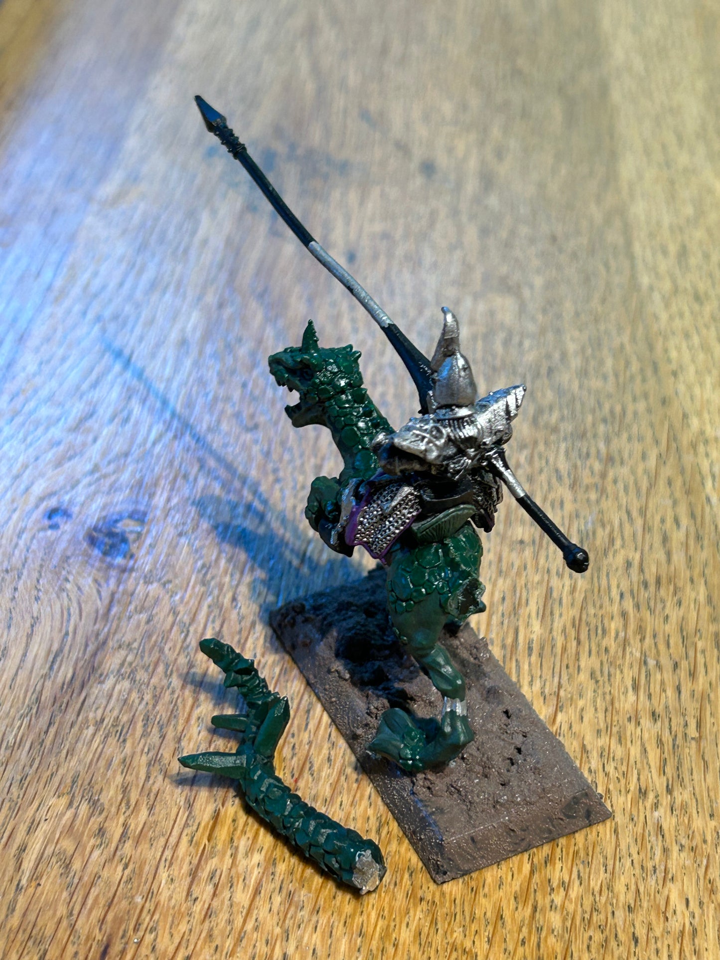 Warhammer fantasy dark elf cold one knight