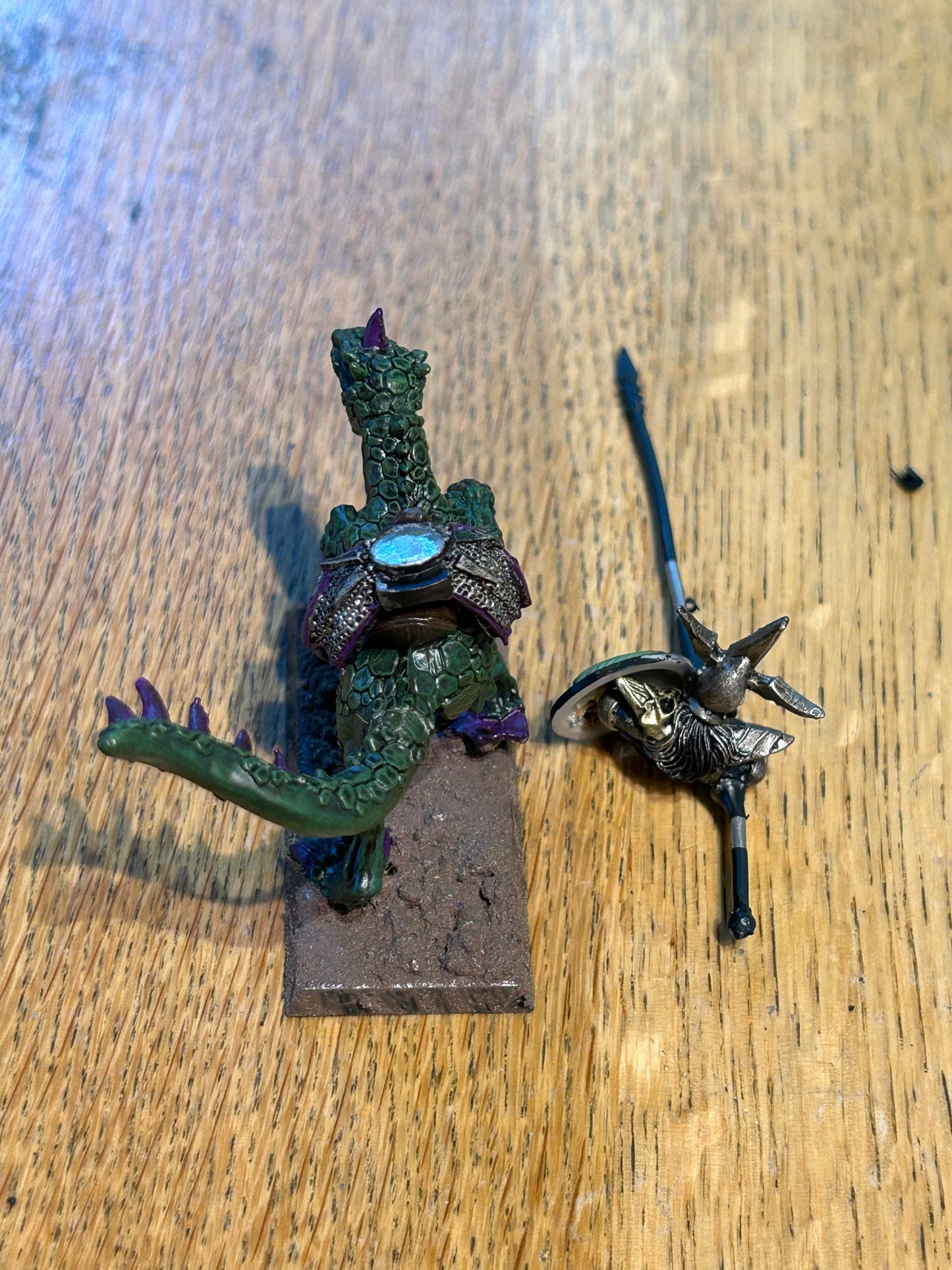 Warhammer Fantasy Metal Dark Elf General on Cold One